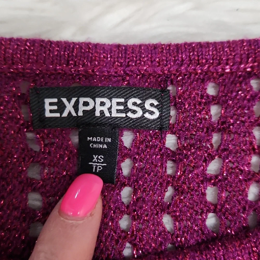 Express crochet sweater- extra small